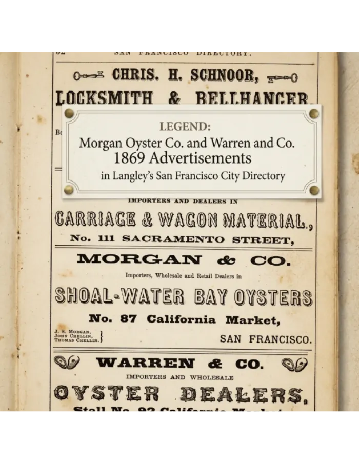 Morgan and Warren Co. Advertisements