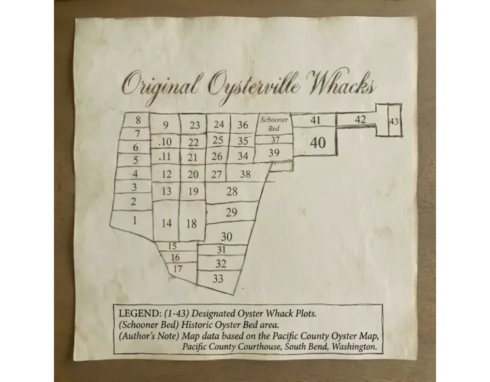 Oysterville Original Whacks Map